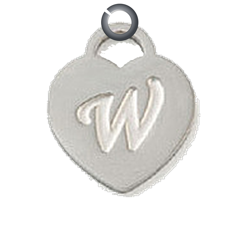 ENS-LTR004-W charm with jump ring