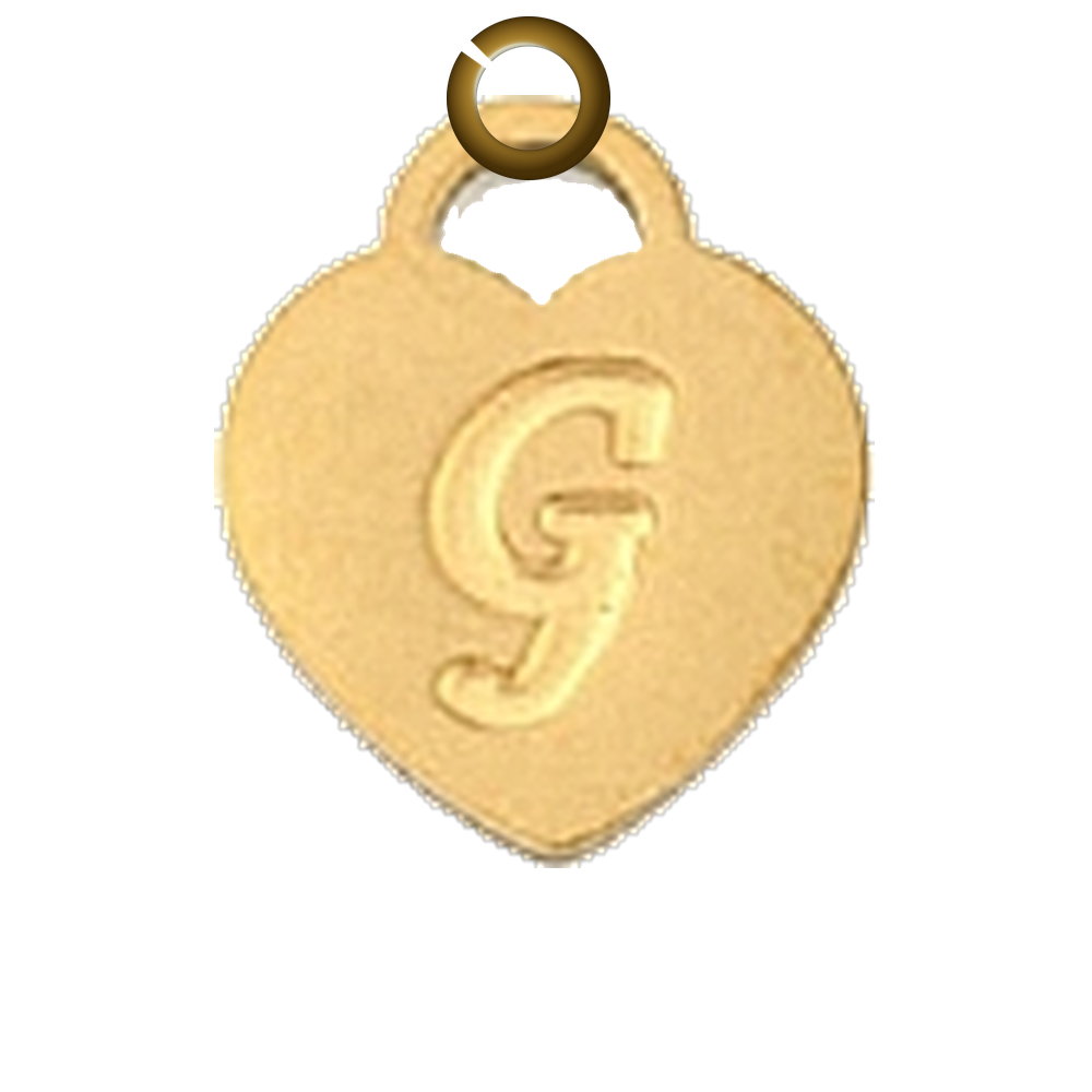 ENS-LTR005-G charm with jump ring
