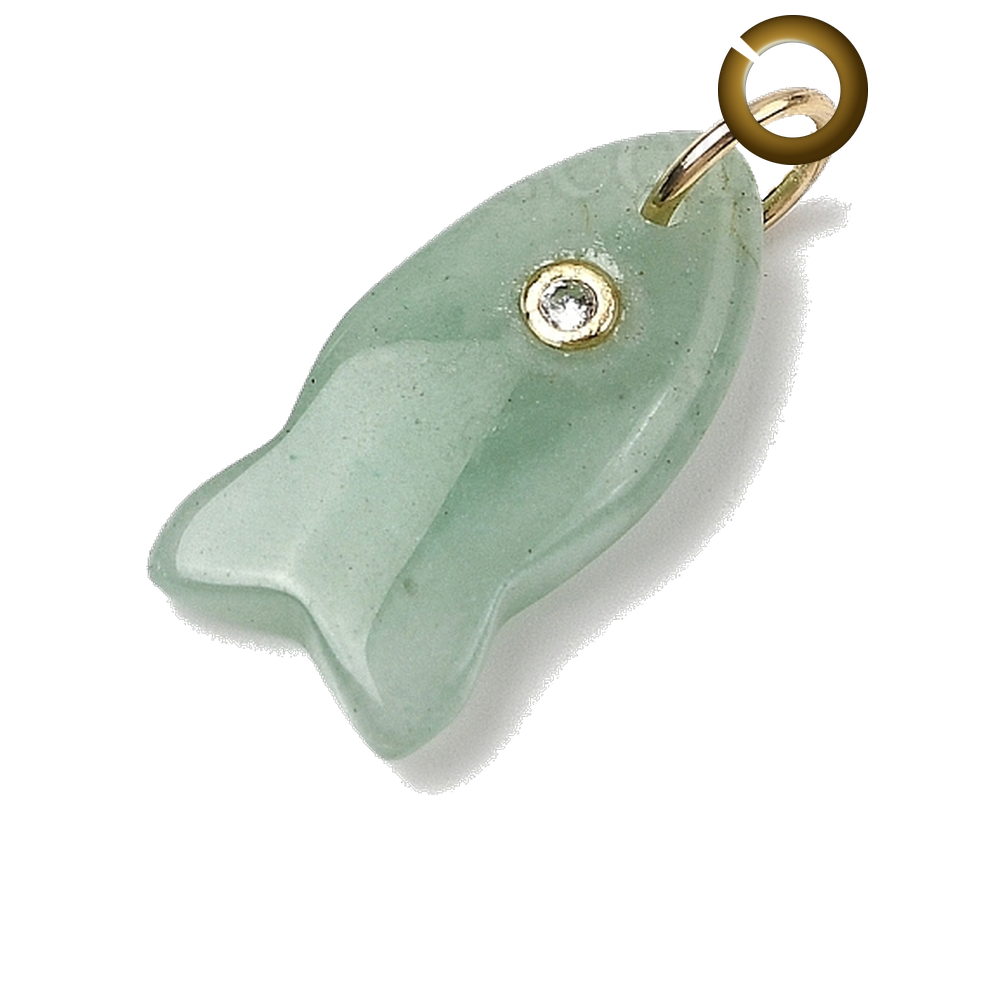 ENS-OCN002-GRE charm with jump ring
