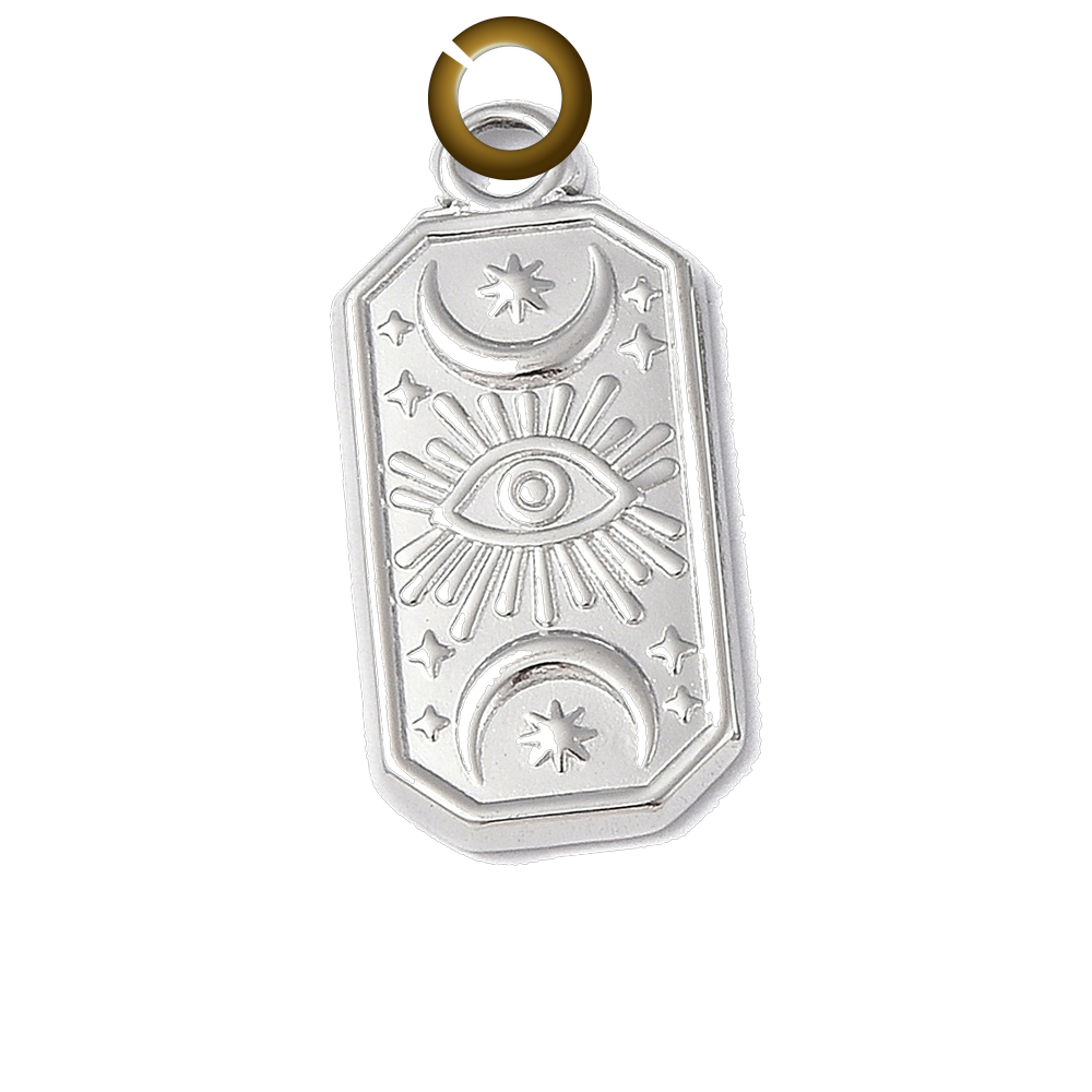 Evil Eye Charm charm with jump ring