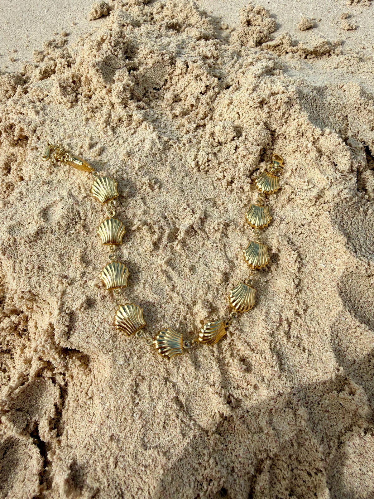 Golden Shore Bracelet | Stainless Steel Water Resistant | Summer Beach Ocean Bracelet |