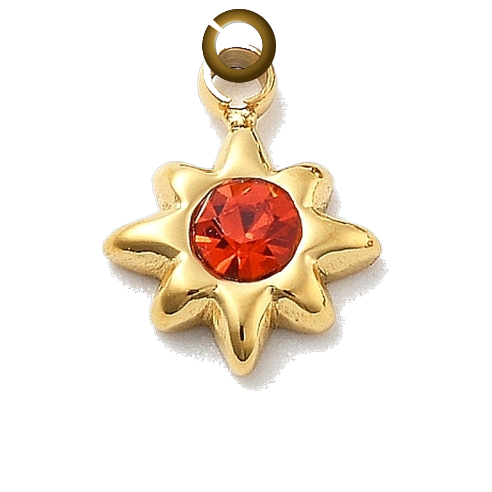 ENS-CEL007-MIX charm with jump ring