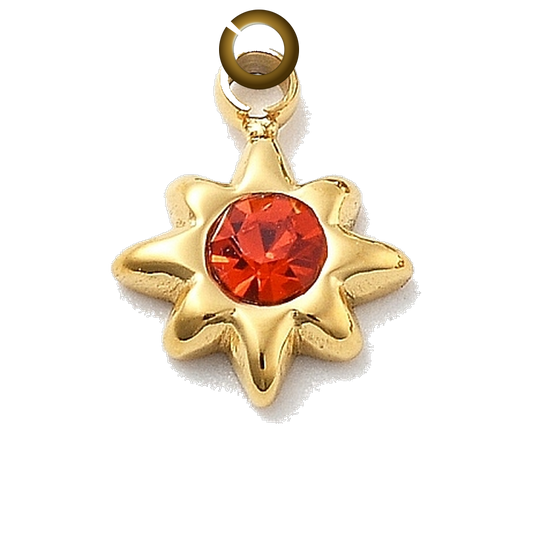 ENS-CEL007-MIX charm with jump ring