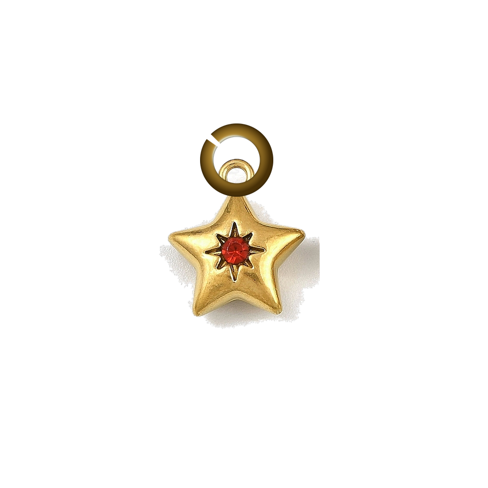 ENS-CEL008-MIX charm with jump ring