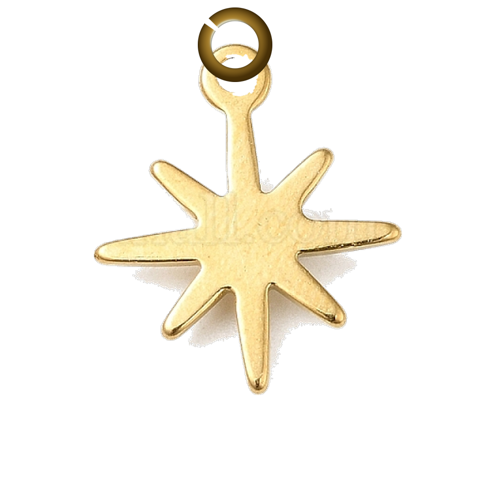 ENS-CEL009-CRY charm with jump ring