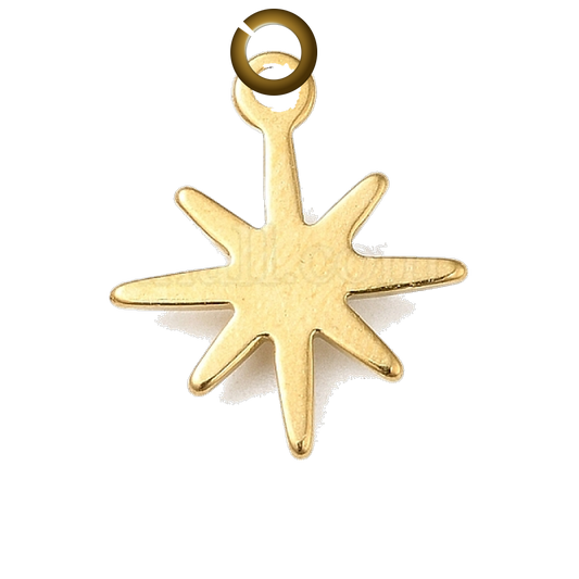 ENS-CEL009-CRY charm with jump ring