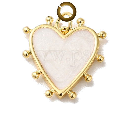 ENS-CLP007-WHI charm with jump ring