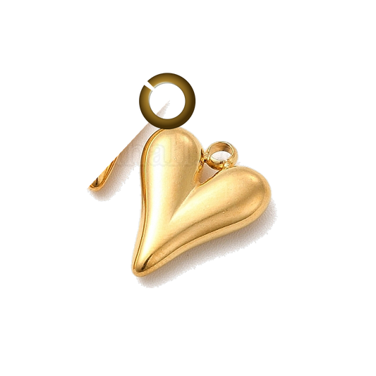 ENS-HRT006-GOL charm with jump ring