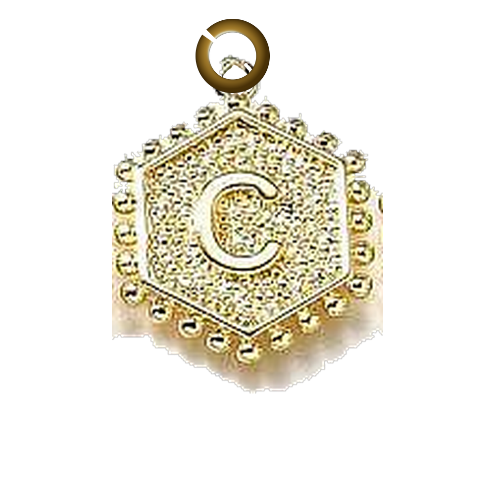 ENS-LTR001-C charm with jump ring