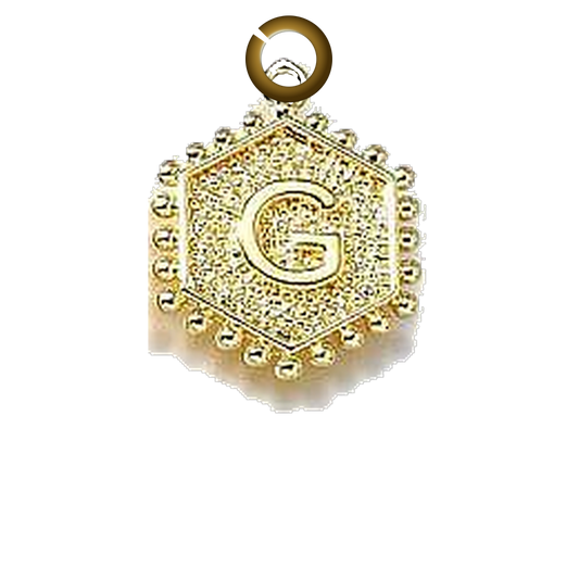 ENS-LTR001-G charm with jump ring