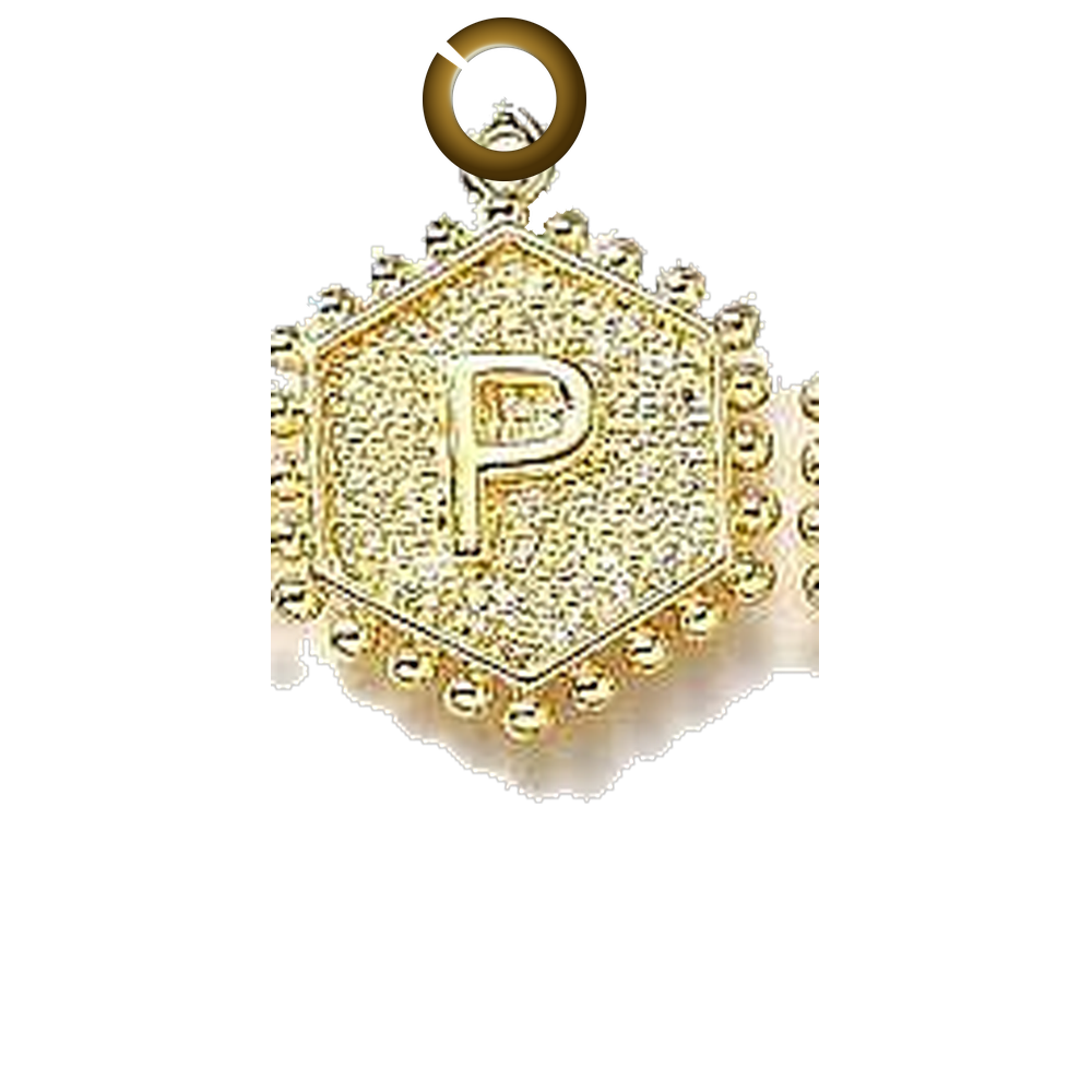 ENS-LTR001-P charm with jump ring