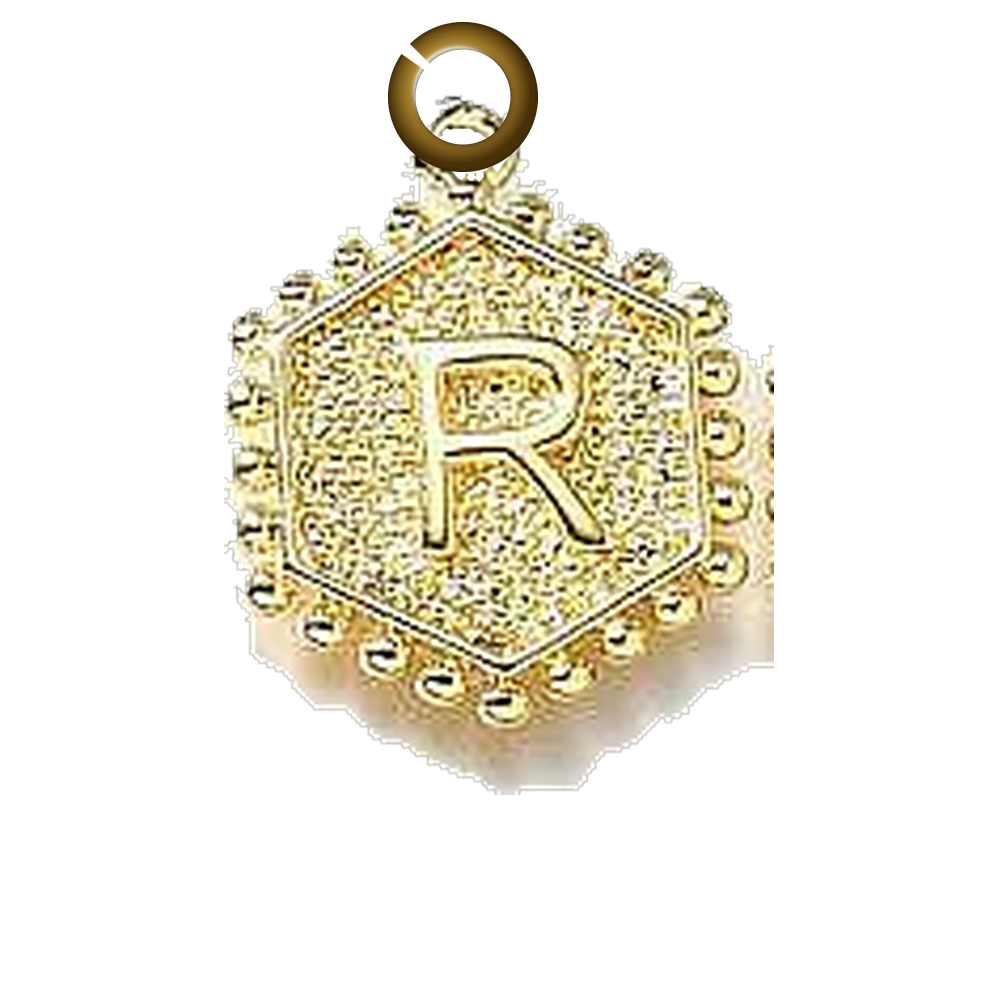 ENS-LTR001-R charm with jump ring