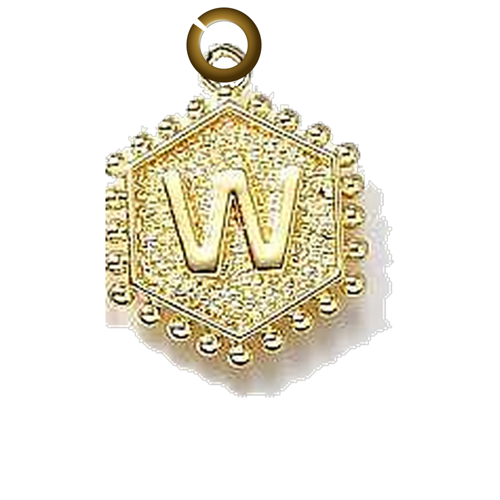 ENS-LTR001-W charm with jump ring