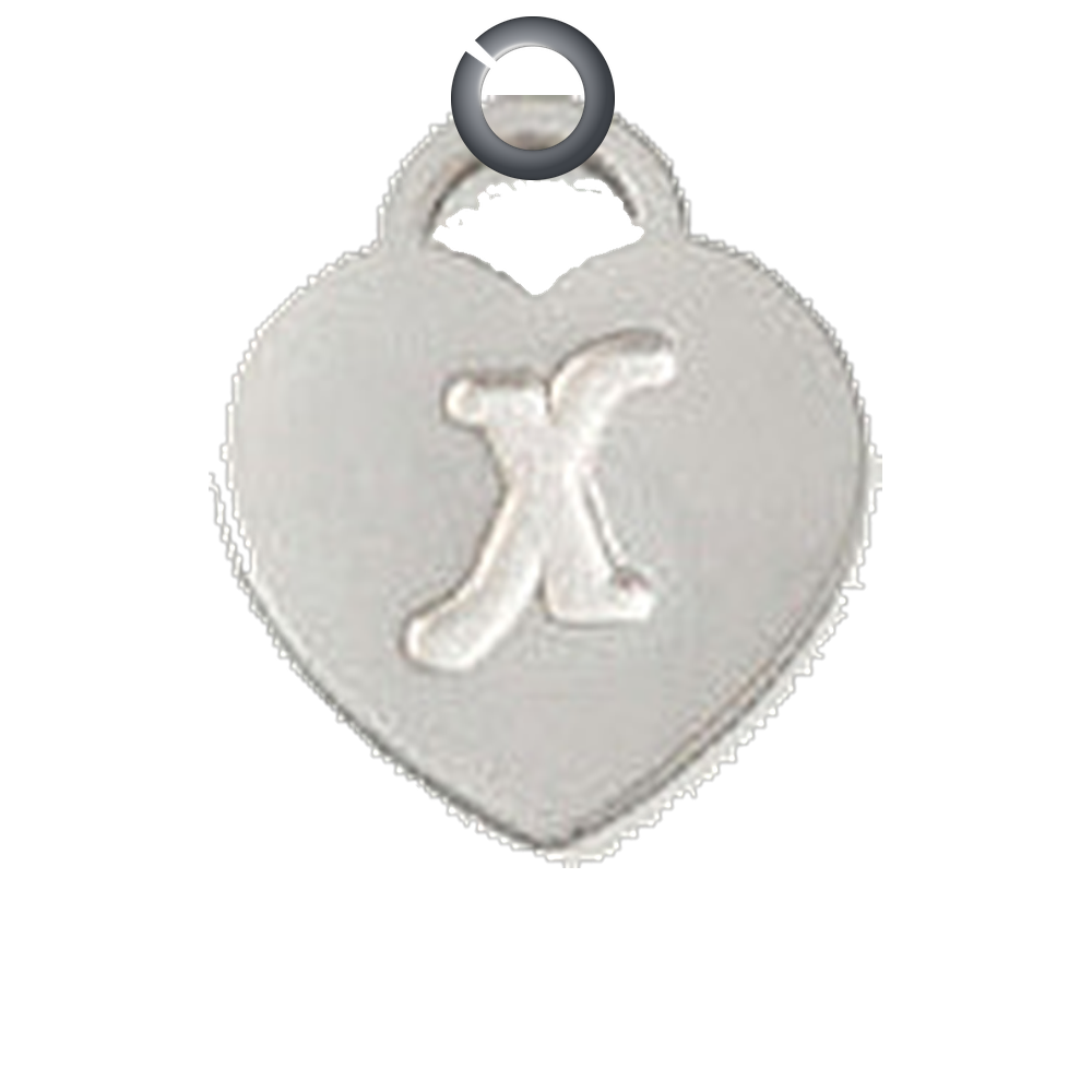 ENS-LTR004-X charm with jump ring
