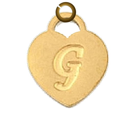 ENS-LTR005-G charm with jump ring