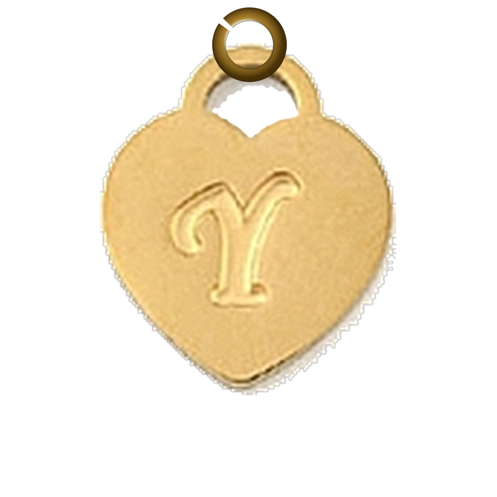 ENS-LTR005-Y charm with jump ring