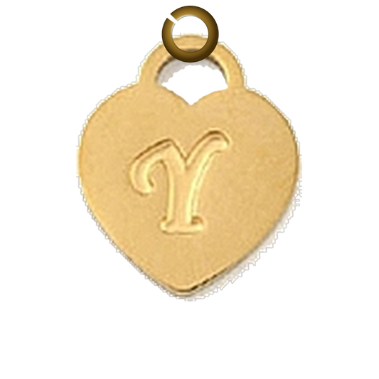 ENS-LTR005-Y charm with jump ring