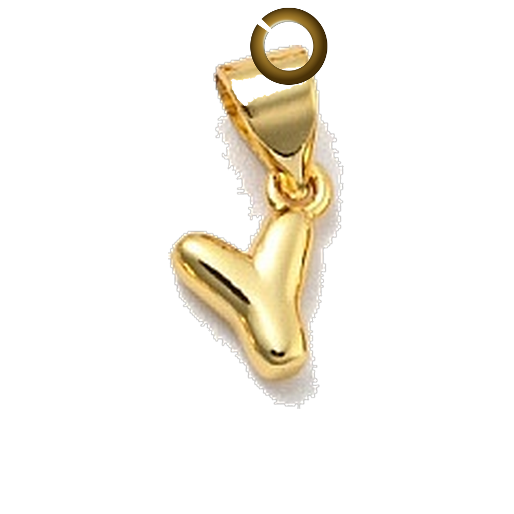 ENS-LTR006-Y charm with jump ring