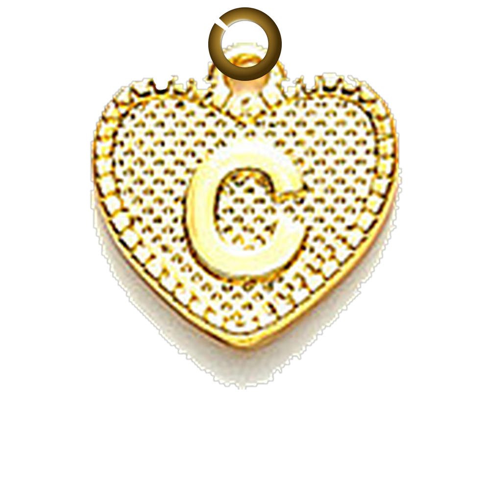 ENS-LTR007-C charm with jump ring