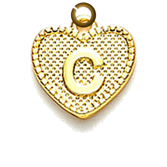 ENS-LTR007-C charm with jump ring