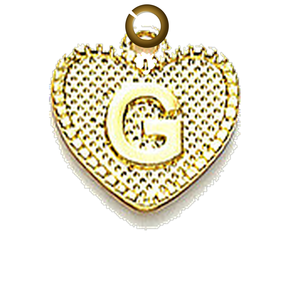 ENS-LTR007-G charm with jump ring