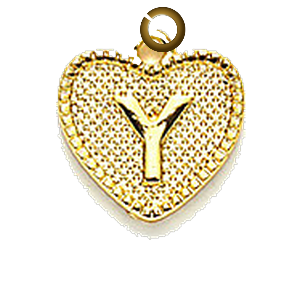 ENS-LTR007-Y charm with jump ring