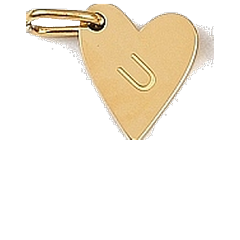 Charm - Letter Charm - U