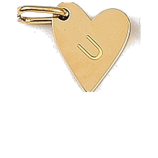 Charm - Letter Charm - U