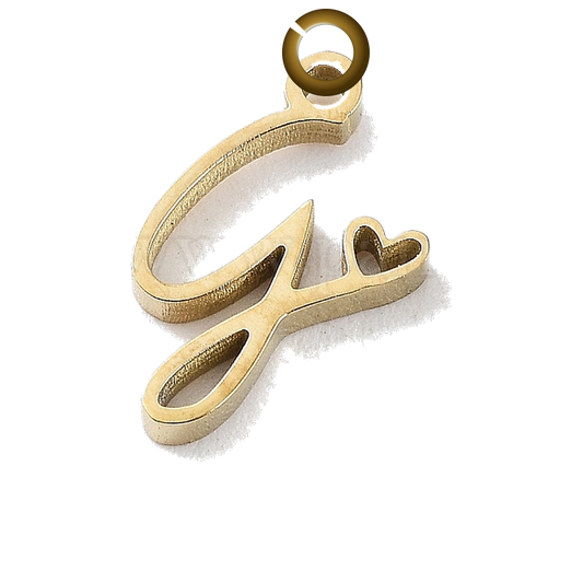 ENS-LTR012-G charm with jump ring