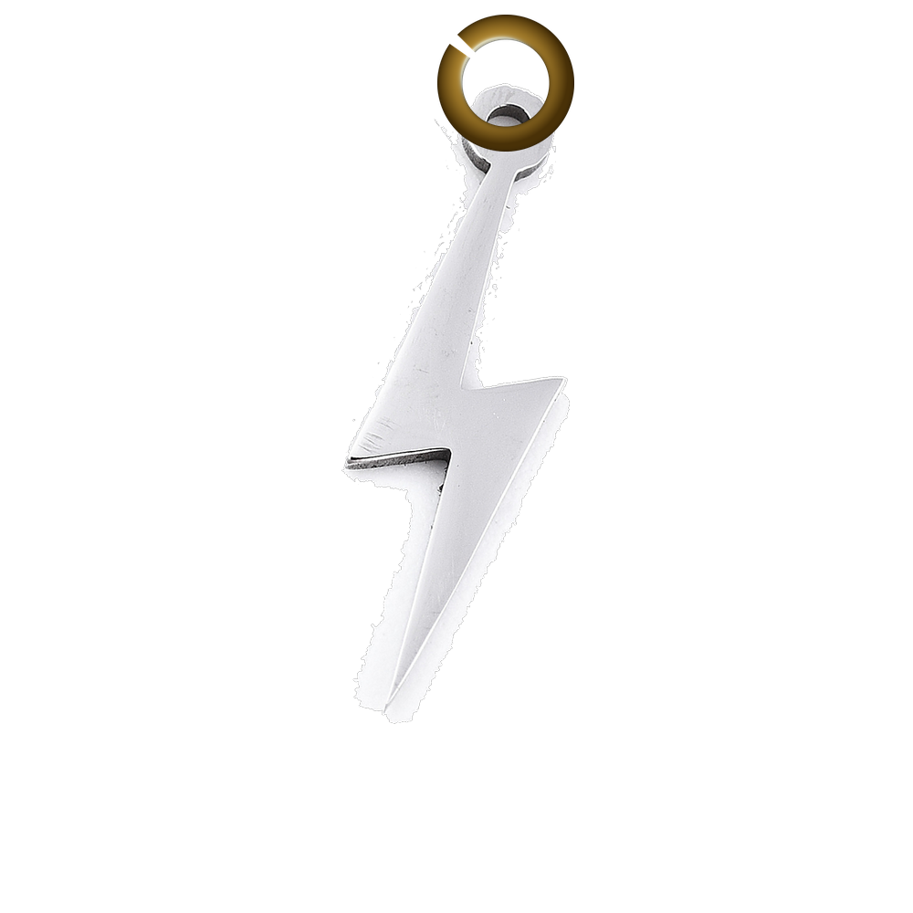 Lightning Bolt Charm charm with jump ring