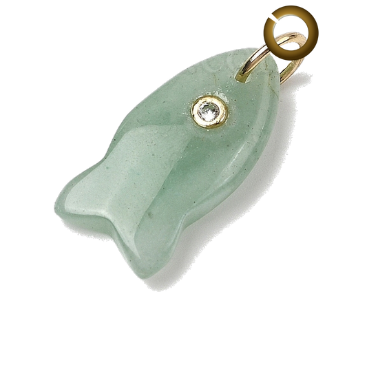 ENS-OCN002-GRE charm with jump ring