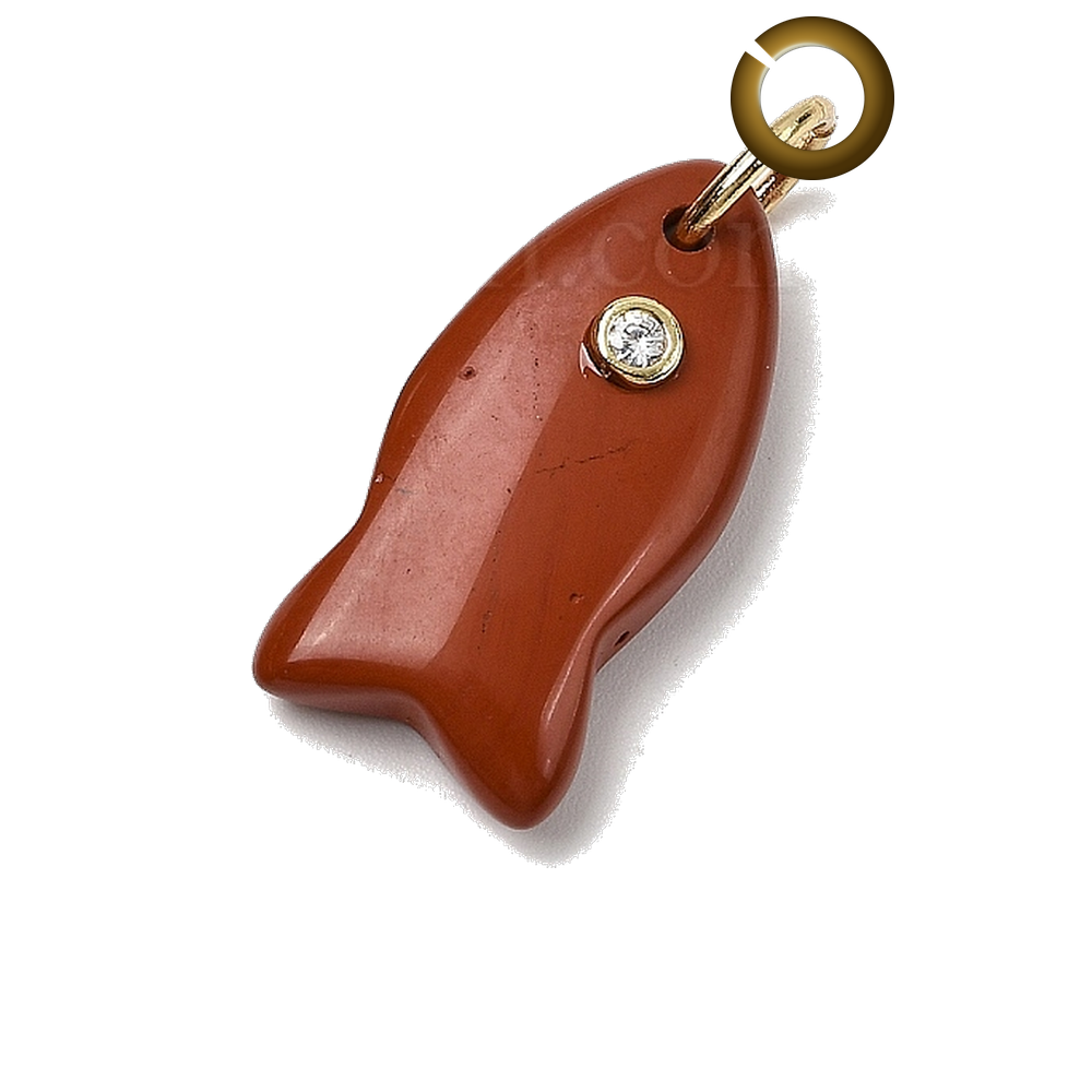 ENS-OCN002-RED charm with jump ring