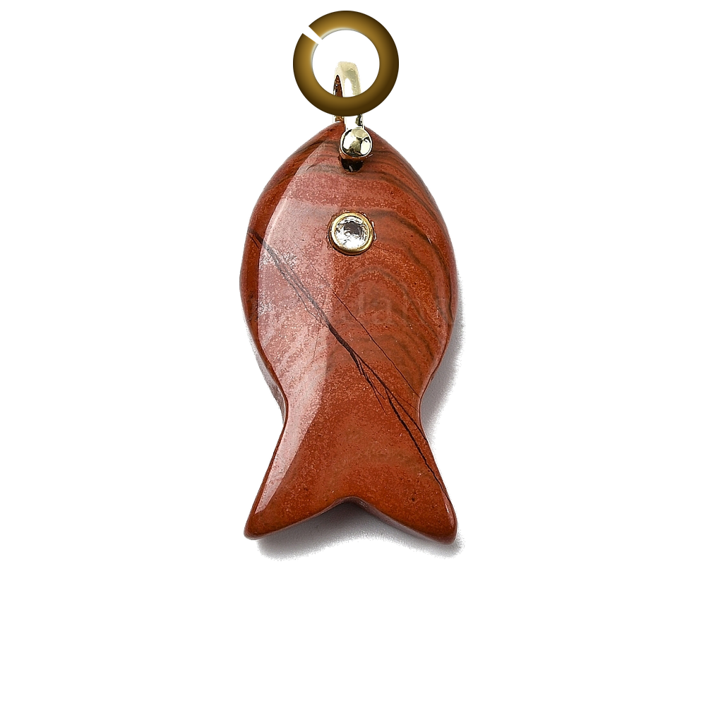 ENS-OCN003-RED charm with jump ring