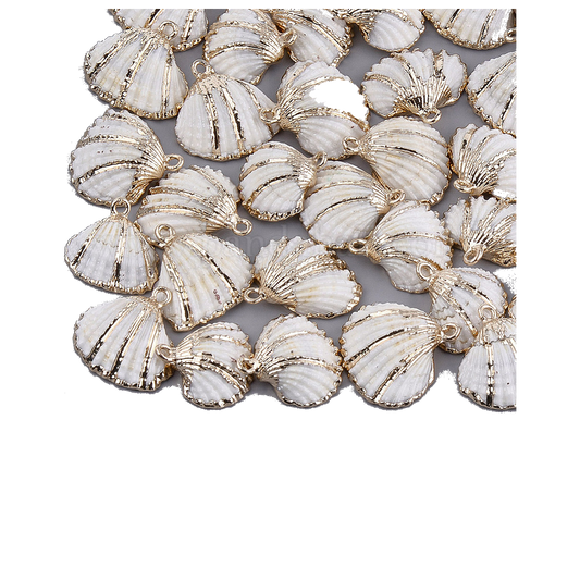 Charm - Electroplate Sea Shell Charm - Seashell