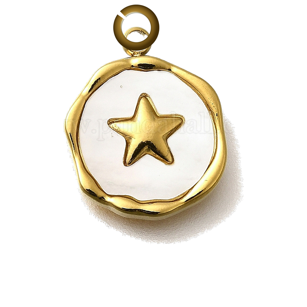 ENS-OCN018-GOL charm with jump ring