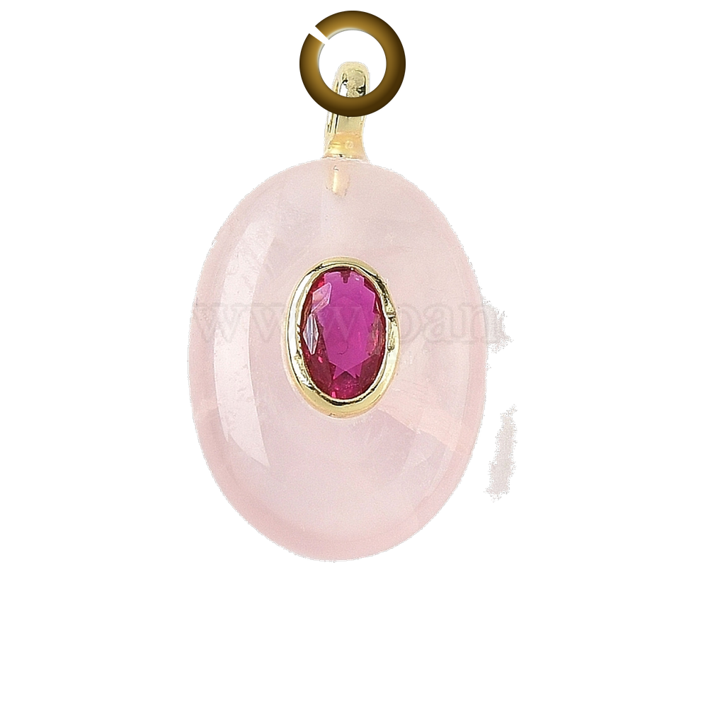 ENS-STN001-ROS charm with jump ring