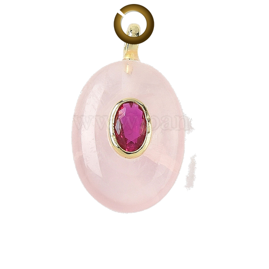 ENS-STN001-ROS charm with jump ring