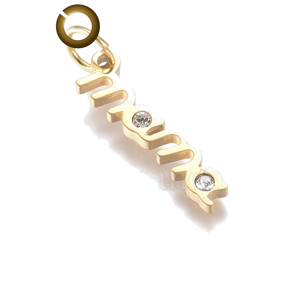 ENS-STN037-GOL charm with jump ring