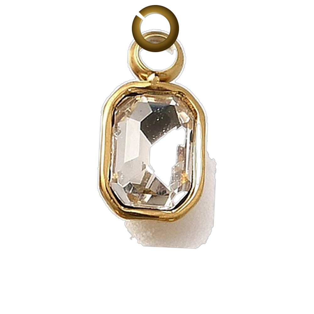 ENS-STN038-CRY charm with jump ring
