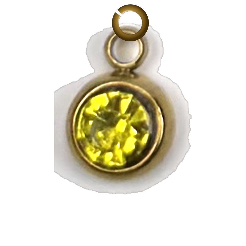 ENS-STN039-PER charm with jump ring