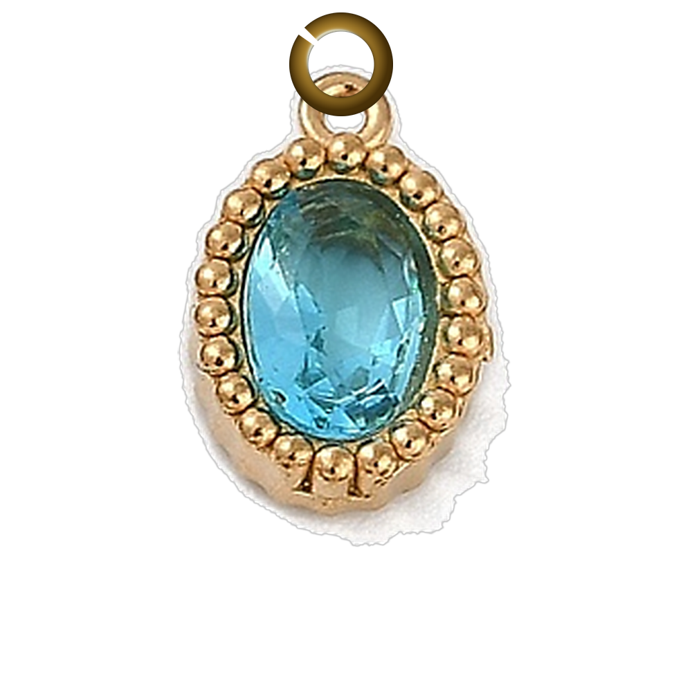 ENS-STN040-AQU charm with jump ring