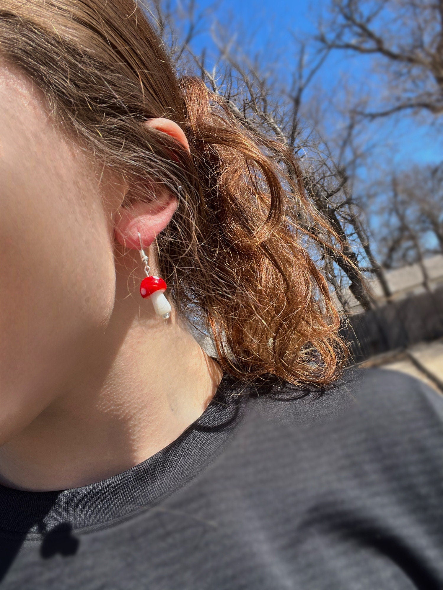 Mushroom Earrings | Y2K Trendy Mushroom Earrings | Minimalistic Earrings | Nature Plants Mushrooms | Plant Lovers | Colorful Mushrooms