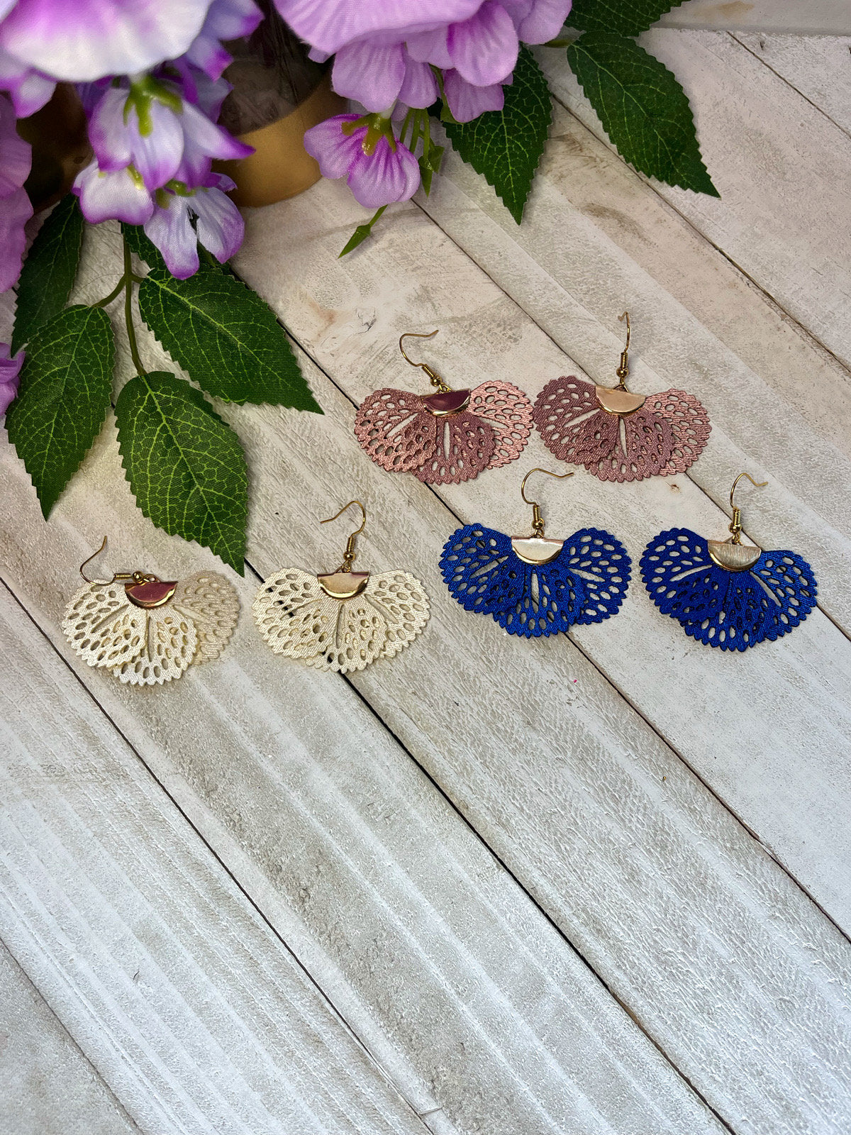 Faux Leather Fan Shape Tassel Earrings | Tassel Silk Fan Earrings | Gold Earrings for Women | Fringe Tassel Earrings Colorful | Suede Fan |