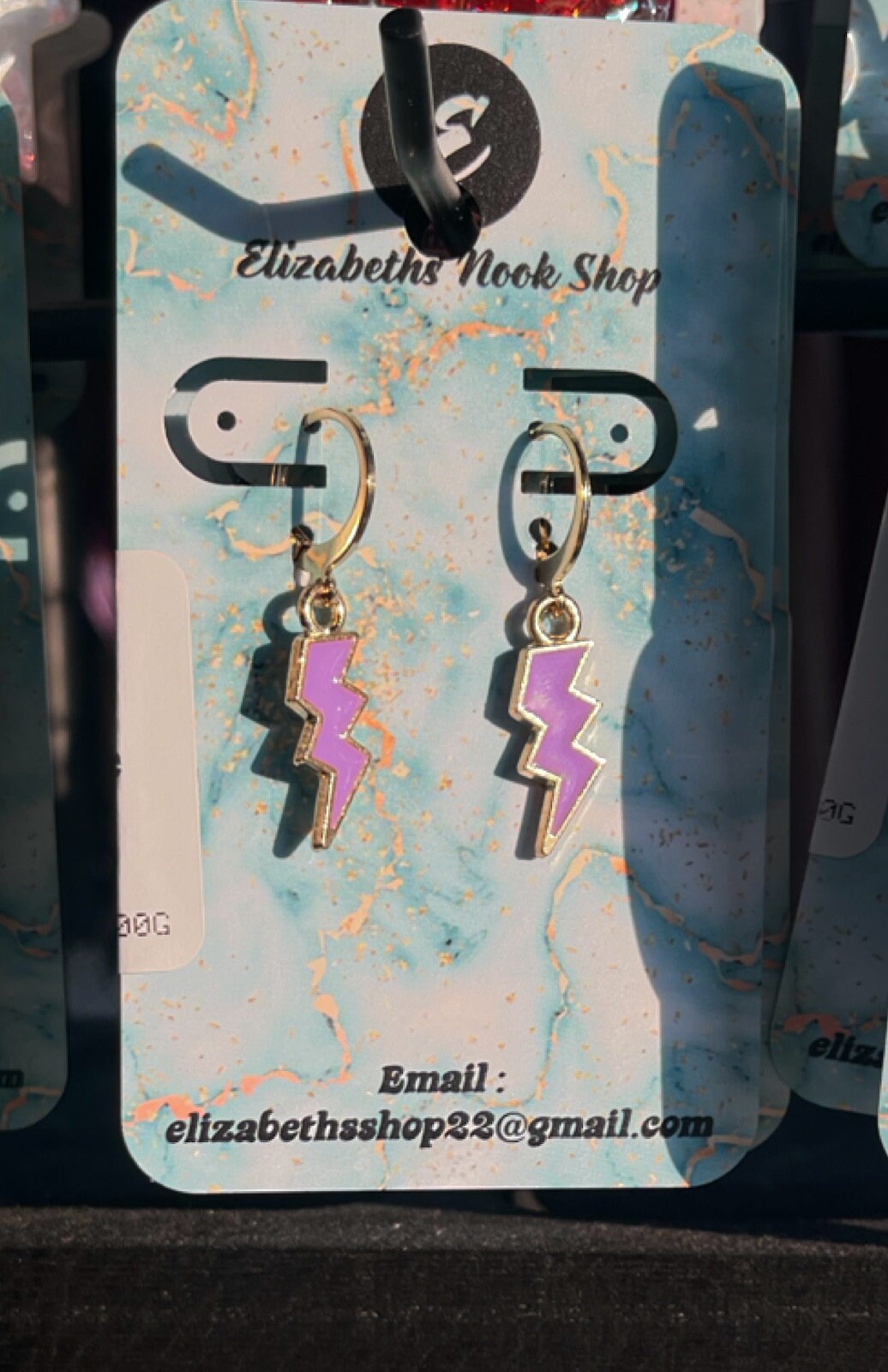 Lightning Bolt Huggie Hoop Earrings | Small Lightning Bolt Earrings | Minimal Simple Y2K Inspo | Trendy Chic Stackable Earrings | Game Day |