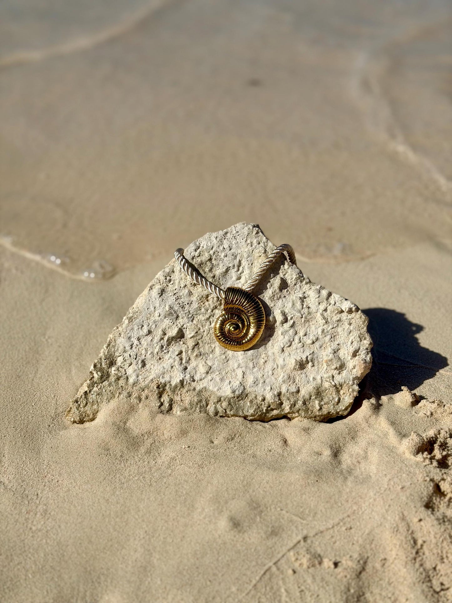 The Nautilus Necklace | Stainless Steel Water Resistant Necklace | Summer Beach Ocean Necklace |