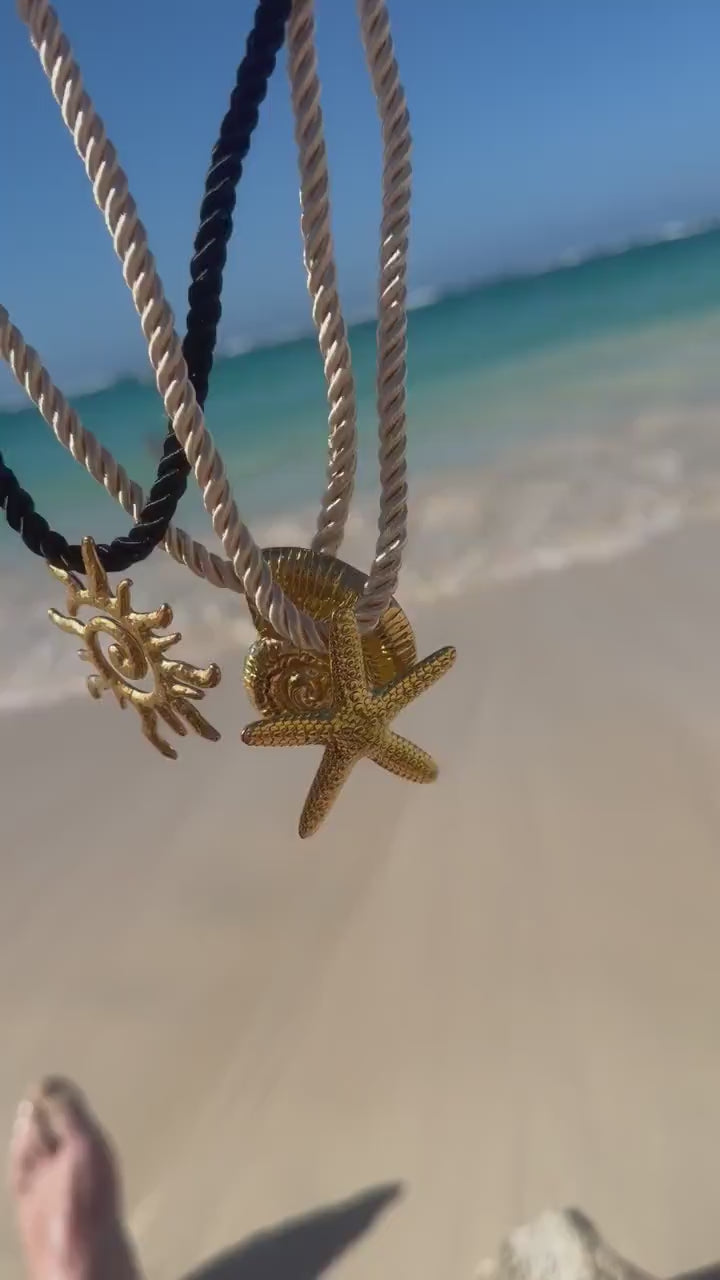 The Nautilus Necklace | Stainless Steel Water Resistant Necklace | Summer Beach Ocean Necklace |